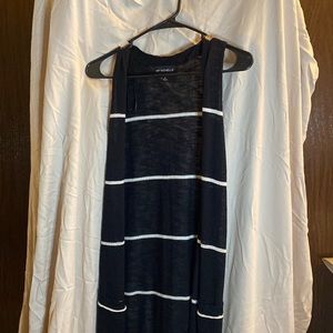 My Michelle Long Stripped Cardigan